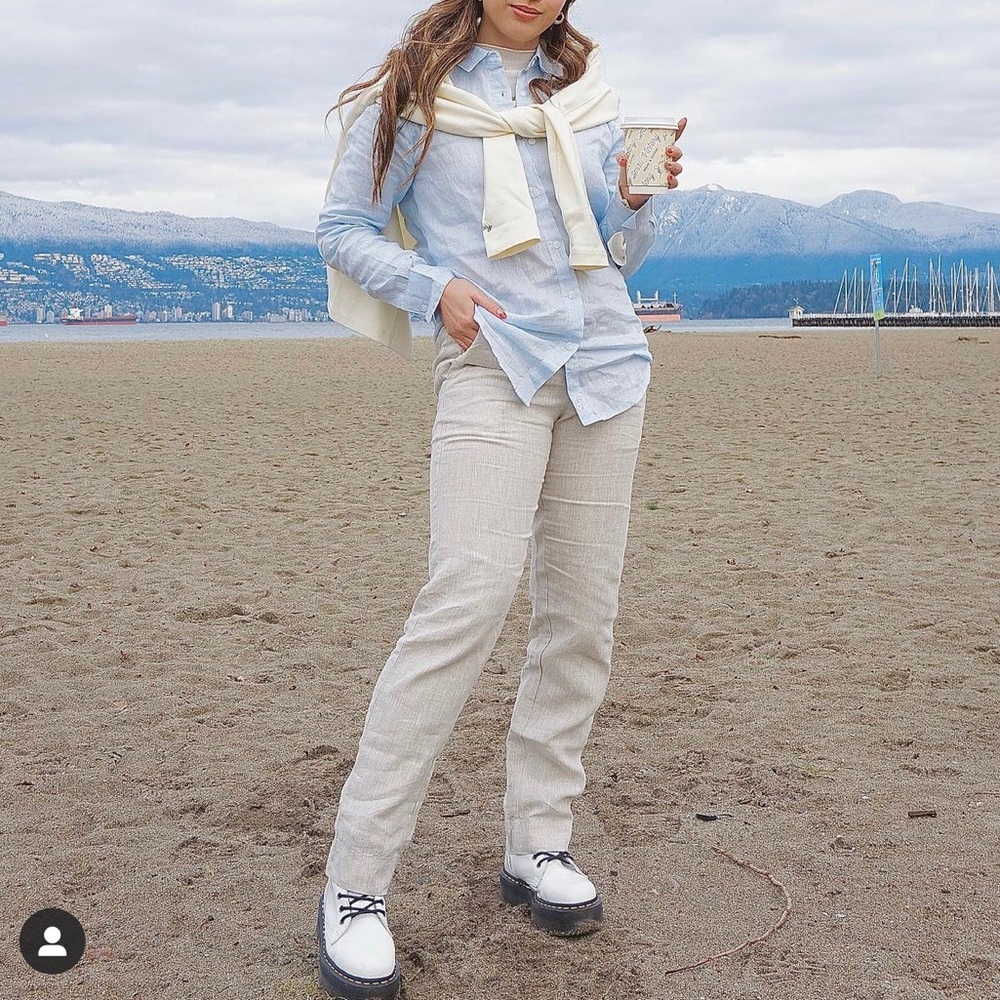 Water, Odour, & Stain Resistant 100% Linen Pants